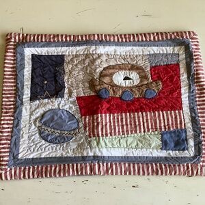 Pottery Barn Kids patchwork space theme pillow sham cover
